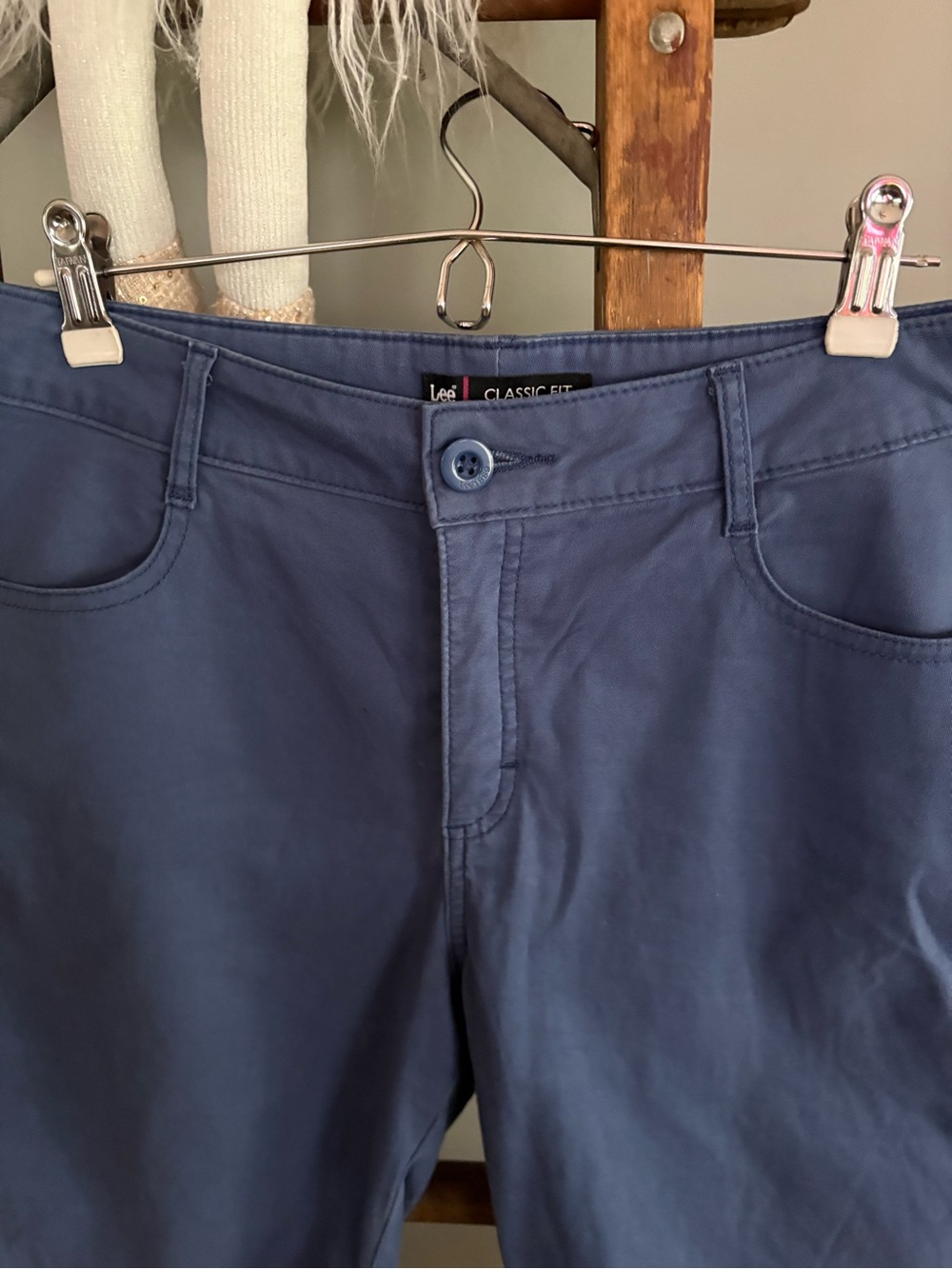 Blue Cotton Blend Shorts size 12 from Lee - Picture 6 of 7